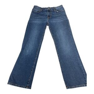 Old Navy Bootcut Jeans Built-In Tough‎ Adjustable Waist Dark Wash Size 12 Husky